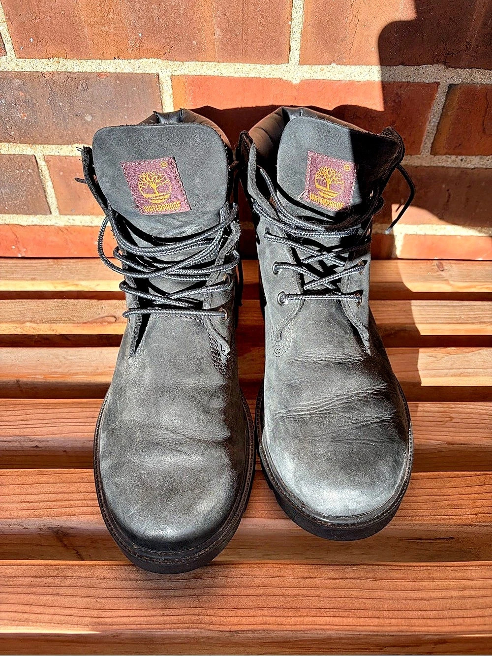 Timberland 6-Inch Premium Waterproof Boot Black Boots US 6.5 - Picture 5 of 6